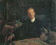 Lovis Corinth Portrait of Gerhart Hauptmann oil painting